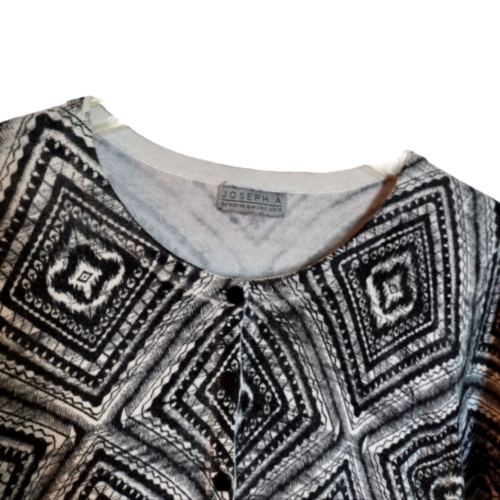 Joseph A Pattern Cardigan - Picture 3 of 3